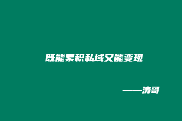 图片[5]-涛哥：95%的人不知道，为什么产品要和私域挂钩？-涛哥