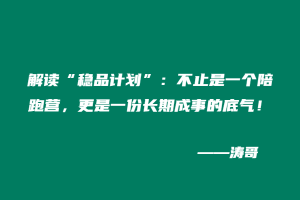 解读“稳品计划”：不止是一个陪跑营，更是一份长期成事的底气！-涛哥